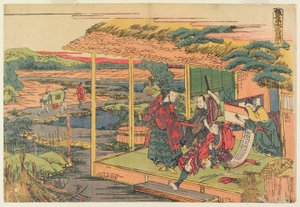 Akt VI von Katsushika Hokusai