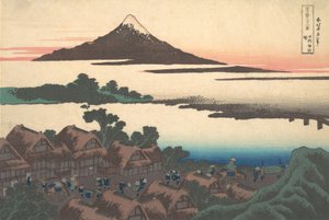 Morgendämmerung in der Provinz Kai, aus der Serie Sechsunddreißig Ansichten des Berges Fuji, ca. 1830-32 von Katsushika Hokusai