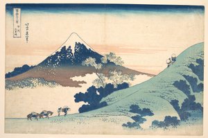 Fuji vom Inume (?) Pass von Katsushika Hokusai