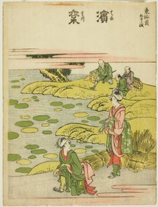 Hamamatsu, aus der Serie "Dreiundfünfzig Stationen des Tokaido (Tokaido gojusan tsugi)"