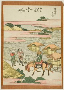 Hodogaya, aus der Serie "Die dreiundfünfzig Stationen des Tokaido"