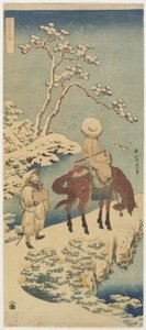 Reiter im Schnee, 1833-1834