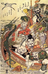 Japanische Mythologie: „Sieben Glücksgötter“