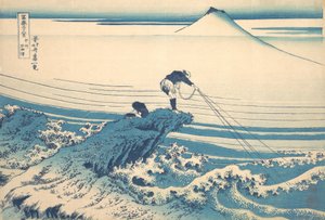 Kajikazawa in der Provinz Kai, aus der Serie Sechsunddreißig Ansichten des Berges Fuji