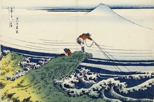 Kajikazawa in der Provinz Kai, aus der Serie "36 Ansichten des Berges Fuji"
