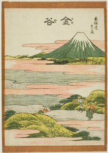 Kanaya, aus der Serie "Dreiundfünfzig Stationen des Tokaido"