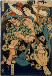 Kusunoki Tamonmaru Masashige und Yao no bettō Tsunehisa