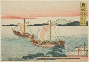 Maisaka, aus einer unbetitelten Serie der dreiundfünfzig Stationen des Tokaido