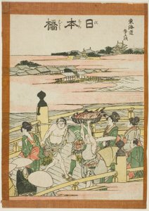 Nihonbashi, aus der Serie "Dreiundfünfzig Stationen des Tokaido (Tokaido gojusan tsugi)"