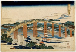 Okazaki Yahagi Brücke über Tokaido