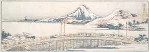 Okazaki, aus der Serie Dreiundfünfzig Posten der Frühlingsfreuden von Katsushika Hokusai