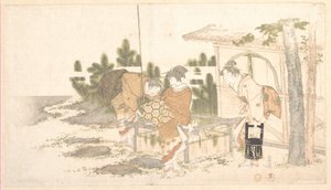 Druck von Katsushika Hokusai