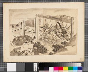 Szenen aus dem Krieg zwischen Japan und Korea, Ende des 18. bis erste Hälfte des 19. Jahrhunderts