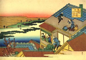Serie von hundert Gedichten von hundert Dichtern: "Lady Ise" von Katsushika Hokusai