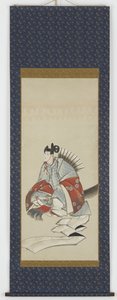 Sechs Unsterbliche der Poesie: Ariwara no Narihara, ca. 1806-08 von Katsushika Hokusai