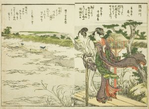 Sumida-Fluss, aus Band 1 des illustrierten Buches "Schöne Ansichten der östlichen Hauptstadt auf einen Blick (Toto shokei ichiran)"