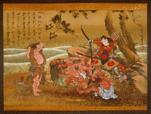 Tametomo und die Dämonen auf Onigashima