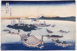 Tsukuda-Insel in der Provinz Musashi