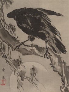 Krähe und der Mond, ca. 1887