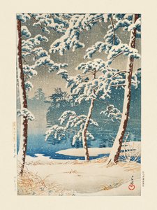 Senzokuike (Senzoku-Teich) (1928) von Kawase Hasui