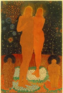 Adam und Eva von Kazimir Severinovich Malevich