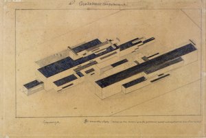 Moderne Gebäude von Kazimir Severinovich Malevich