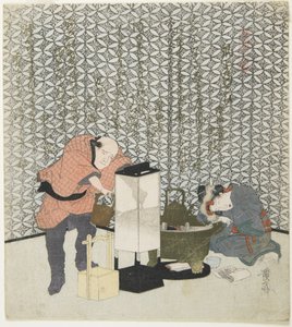 Glückliche Ratten, 1828 von Keisai Eisen
