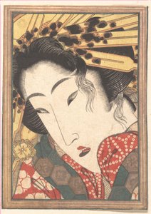 Zurückgewiesene Geisha aus „Durch Frühlingsschnee abgekühlte Leidenschaften“ von Keisai Eisen