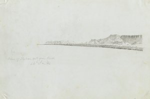 Blick auf die Thebanischen Berge von Kineh