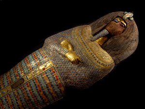 Sarg des Pharao Echnaton, 18. Dynastie; Neues Reich; Ägypten; Das Ägyptische Museum, 2009 (Foto) von Kenneth Garrett