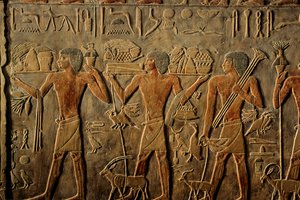 Ägypten; Altes Reich; Sakkara; Sakkara; Grab von Ptah Hotep; Ewigkeit von Kenneth Garrett