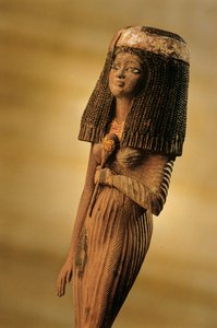 Grabfigur von Lady Resi; Figurine; Regierungszeit von Amenhotep III. Resi war die Tochter von Yuya, 2009