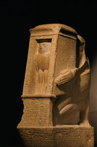 Kopflose Statue von Sebty aus Quarzit, Neues Reich, 2002 (Foto) von Kenneth Garrett