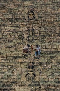 Hieroglyphentreppe; Tempel 26, Maya, Copán, Honduras, Klassische Periode
