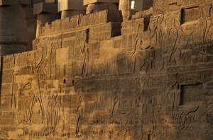 Karnak-Tempel, Schlacht von Kadesch, Nordwand, Relief von Ramses II, Hethiter