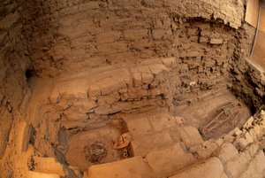 Moche; Bestattungen; Huaca Dos Cabezas-Jecetepeque, Chris Donovan