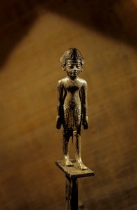 Silberstab mit Figur des Pharaos, KV 62, 2007 (Foto)