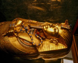 Tal der Könige, Goldener Sarg, Tutanchamun, der seine Mumie enthielt, Ägypten