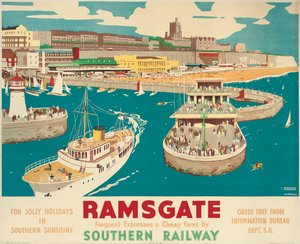 Ein Southern Railway Poster, das Ramsgate bewirbt von Kenneth Shoesmith and Verney L. Danvers