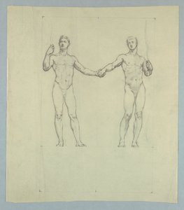 Figurenstudie für das Siegel des University Club, New York von Kenyon Cox