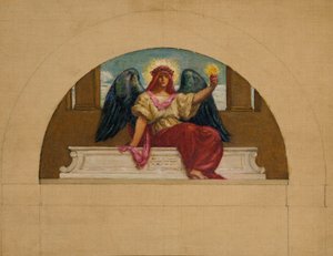 Skizze für das Wandbild am Oberlin College, "Der Geist der selbstlosen Liebe"