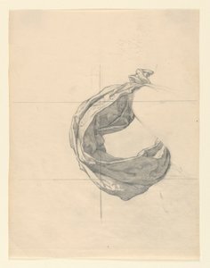 Studie für "Handel", "Vorbeiziehender Handel zollt dem Hafen von Cleveland Tribut", United States Custom House, Cleveland, OH von Kenyon Cox