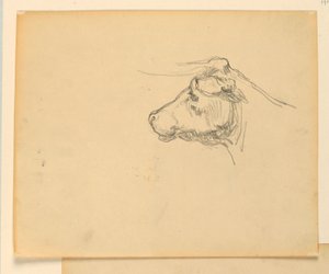 Studie für "Hirten", "Der Fortschritt der Zivilisation: Jagd, Hirten, Landwirtschaft", State Capitol, Des Moines, IA