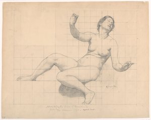 Studie für "Das Gemeine Recht," "Die Herrschaft des Gesetzes," Appellationsgerichtshof, New York, NY