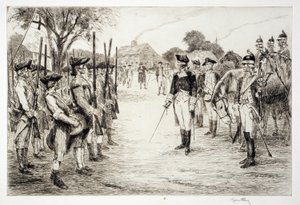 George Washington und seine Truppen von Kerr Eby