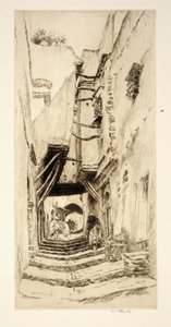 Stufen und Türöffnungen, Algier von Kerr Eby