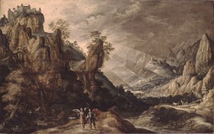 Landschaft mit Tobias und dem Engel