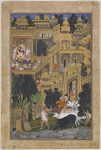 Der Herr Krishna in der goldenen Stadt