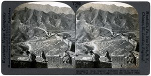 Große Mauer von China, nahe Hankow-Pass, China, um 1900