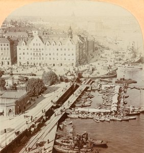 Hafen, Stockholm, Schweden, 1901